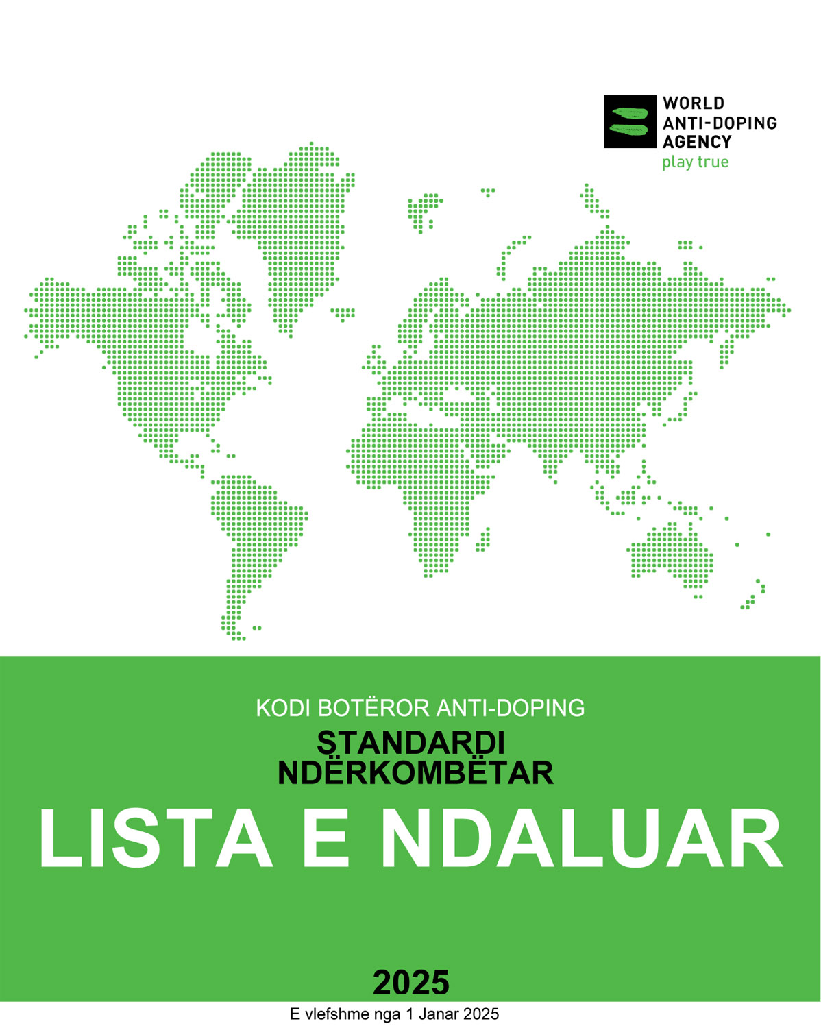 Lista e Ndaluar e WADA-s 2025-1